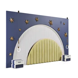 Headboard in nursery